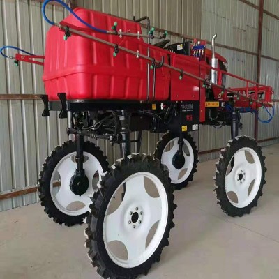 四輪自走式打藥機 農業自走式打藥施肥機 大容量自走式殺蟲噴藥機