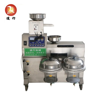 榨油機大型多功能螺旋商用流動地攤榨油設備冷熱兩用芝麻壓榨機