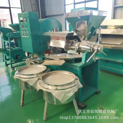 花生芝麻油葵全套螺旋榨油機設(shè)備廠家 食用油加工設(shè)備支持定制