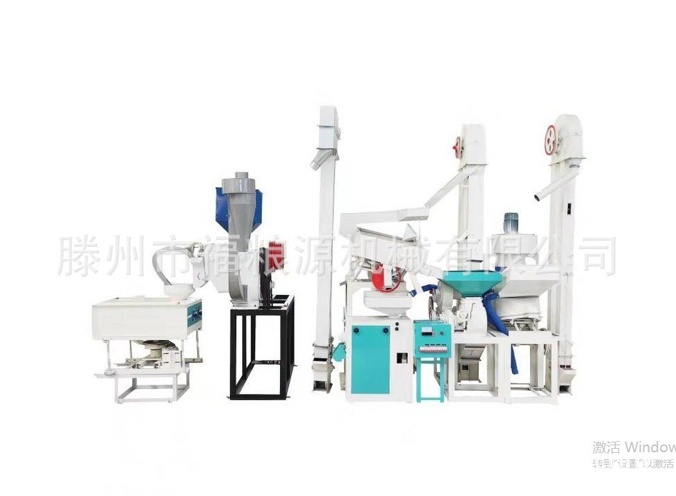 全自動大米加工生產(chǎn)線設(shè)備 谷物脫殼去皮碾米機(jī)