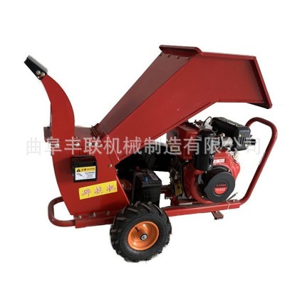 桃枝秸稈粉碎機(jī) 臥式樹枝打碎機(jī) 手推式省力的果枝碎枝機(jī)
