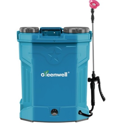 新款16L農用電動噴霧器背負式高壓噴霧器打藥機鉛酸鋰電噴霧器
