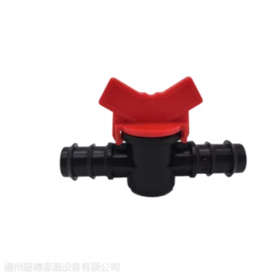 廠家批發PE管閥門 旁通閥門 塑料閥門 承插直通閥門 微滴灌節水設備