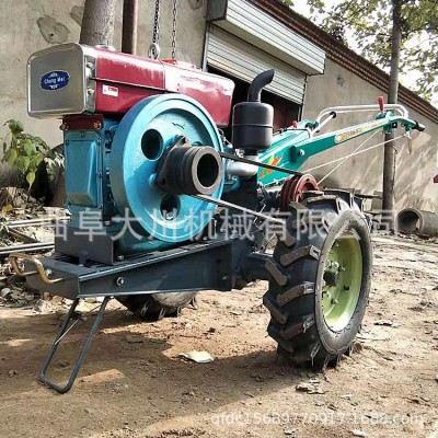 15馬力柴油手扶旋耕機(jī)手扶起壟開溝機(jī)南方水田用手扶打田機(jī)
