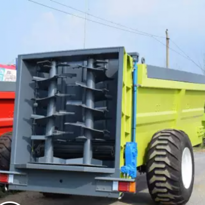 大連雨林供應12噸大型有機肥撒肥車 禽畜糞肥拋糞機 揚糞機