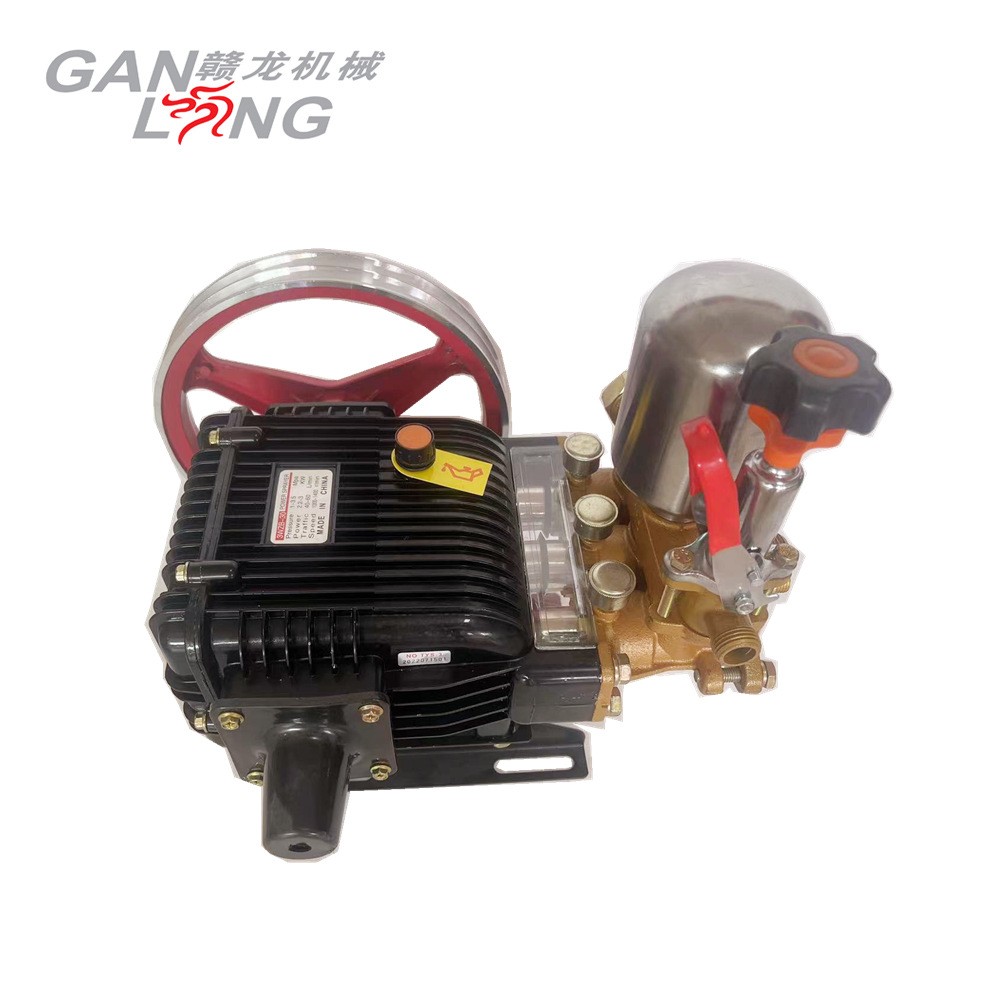 批發農用168F170F小型汽油機打藥機26 30三缸柱塞泵噴灌7.5HP噴霧