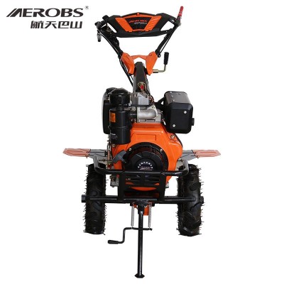 航天巴山微耕機 186柴油旋耕機松土機手扶式 除草開溝機耕