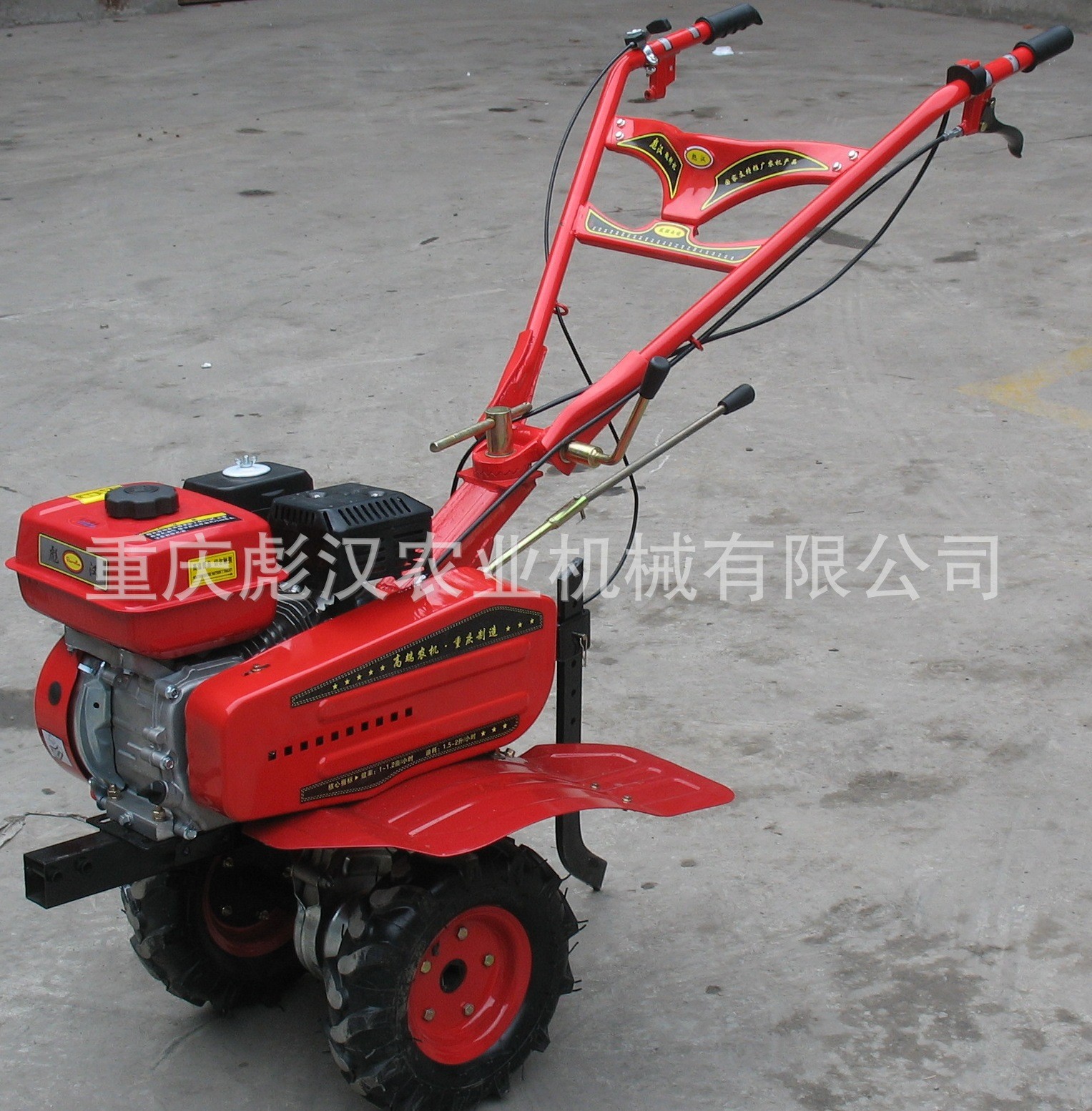 山區(qū)耕地用的微耕機(jī)-彪漢牌500型外置離合微耕機(jī)，皮帶傳動微耕機(jī)