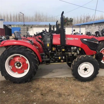 丘陵農(nóng)用拖拉機帶秸稈還田機 四輪90馬力水田輪耕地機 補貼拖拉機