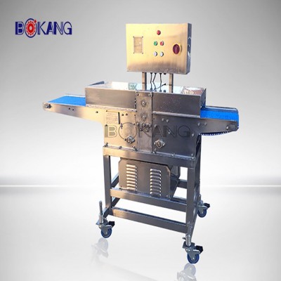 供應(yīng)廠家全自動無骨雞柳切條機(jī) 切肉片設(shè)備 切片均勻厚度可調(diào)