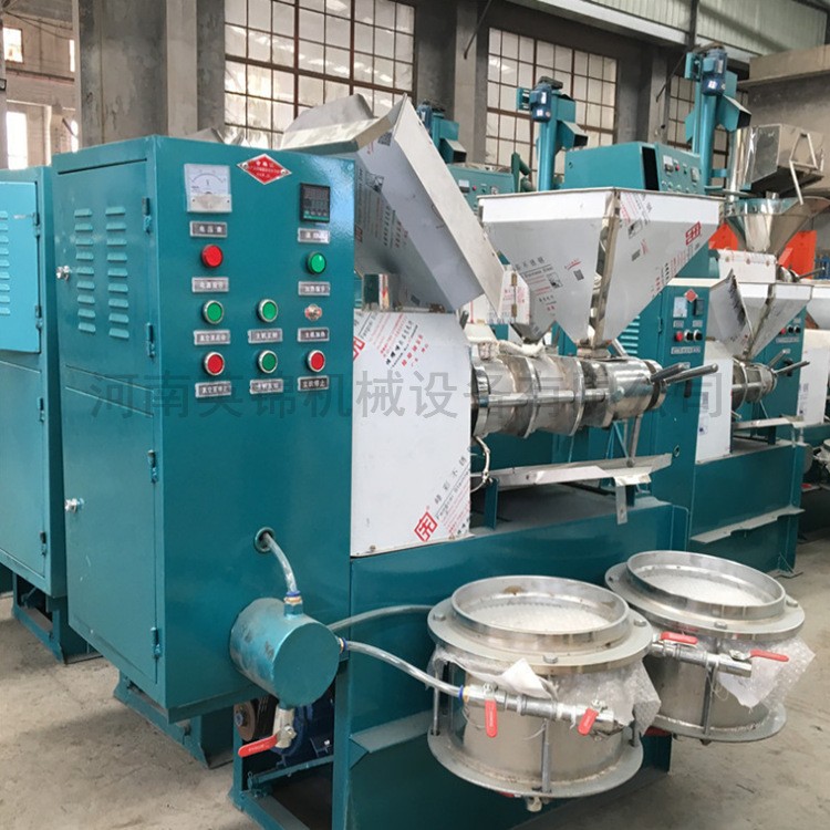 全自動螺旋榨油機 商用大型125榨油機 花生油菜籽榨油機設備
