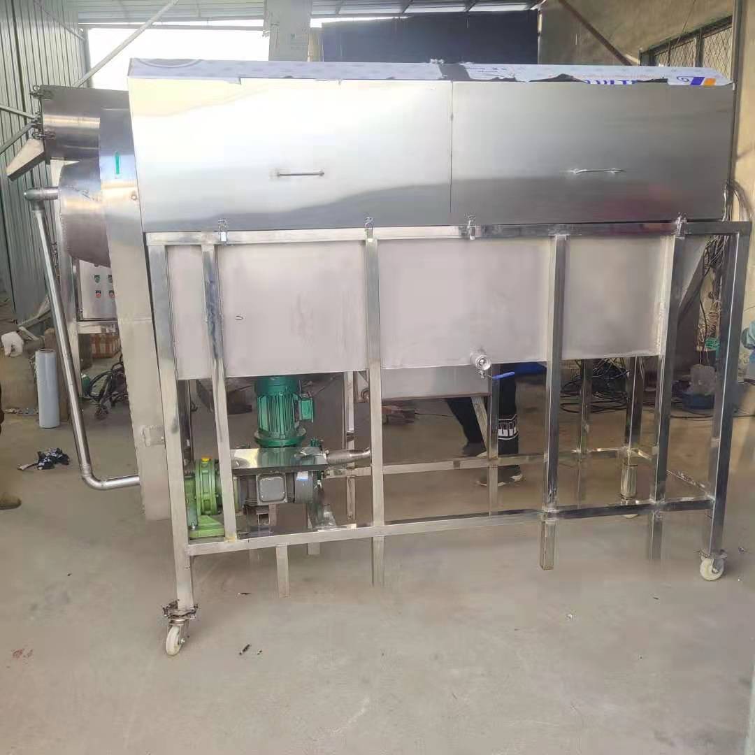 不銹鋼毛刷螺旋清洗機 水果高壓噴淋清洗機 軟包裝袋去污清洗