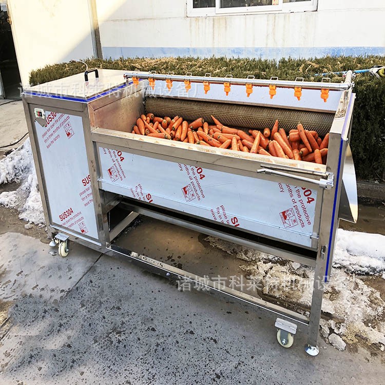 胡蘿卜清洗機 毛刷清洗機 紅薯土豆胡蘿卜馬鈴薯根莖類清洗加工