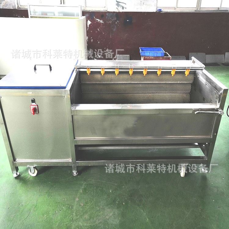 毛輥去皮機 整機304不銹鋼材質制作 毛輥毛刷清洗去皮機器