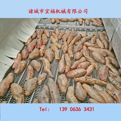 諸城紅薯清洗機,烤地瓜清洗流水線,宜福不破皮紅薯清洗烘烤機廠家