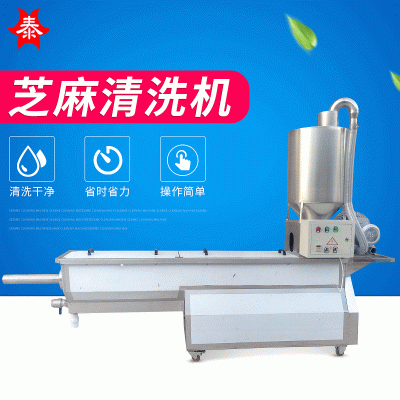 大型芝麻清洗機 全自動水洗芝麻機 不銹鋼芝麻沙土分離機