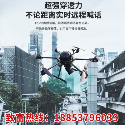 險情急救無人機高空喊話救援無人機人群疏散物資拋投夜間搜尋指揮