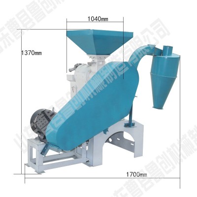 谷子脫殼拋光機(jī) 小型小米加工設(shè)備 鐵棍碾米機(jī)