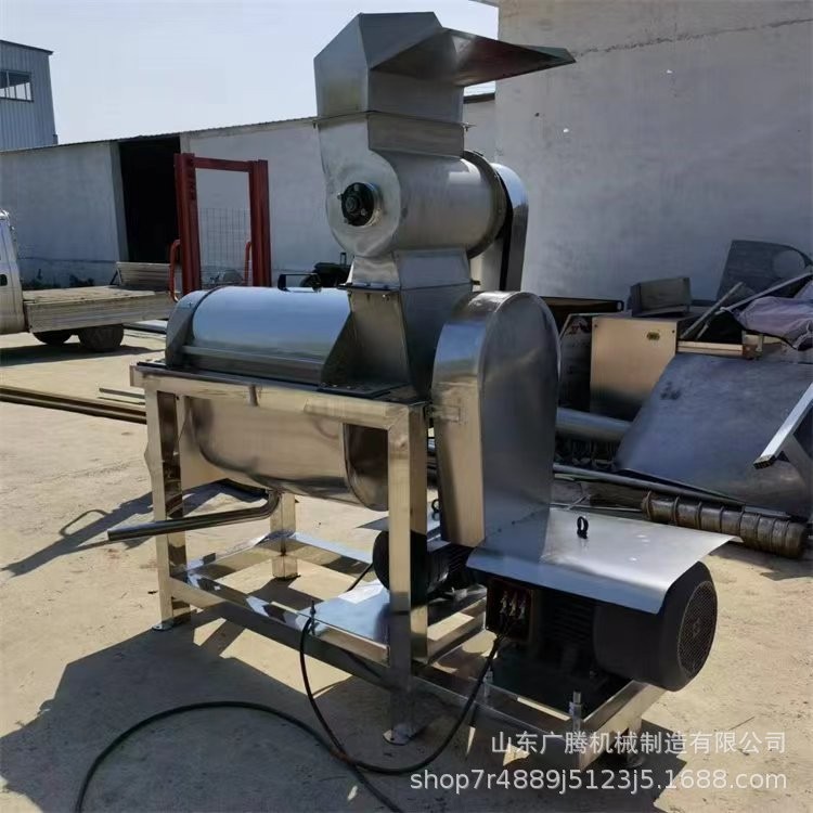 菠菜胡蘿卜汁榨汁機 廣騰臺式大型榨汁機 果蔬面使用工業(yè)榨汁設備