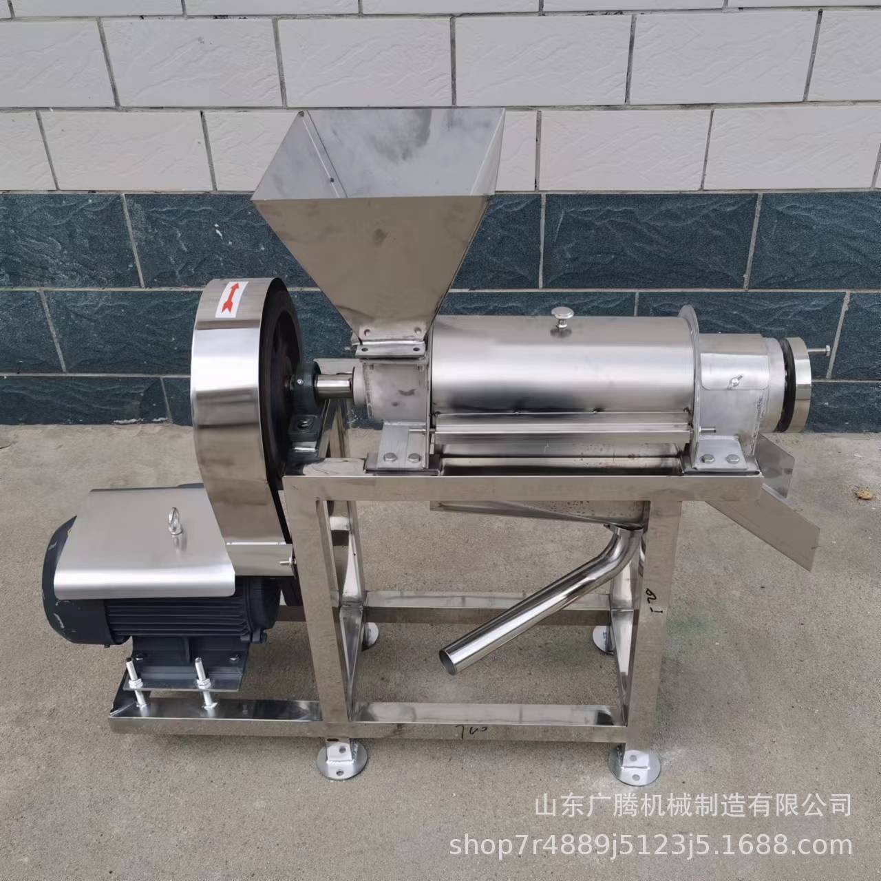 大型去籽榨汁機 椰肉汁紅柚汁商用水果榨汁機械 電動渣汁分離機