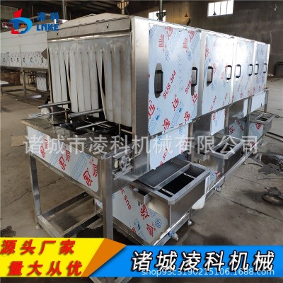 周轉筐清洗風干機 不銹鋼堿水洗筐機 洗筐流水線帶自動風干機