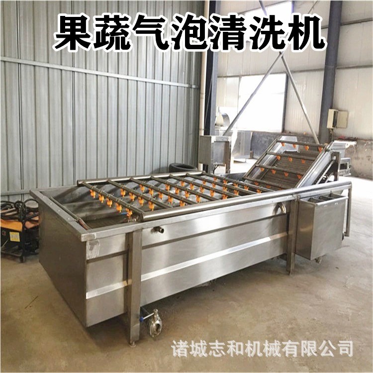 農副產品果蔬氣泡清洗機 中藥材噴淋清洗設備