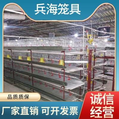 源頭廠家直供半自動肉雞籠鍍鋅肉雞籠雞籠子批發半自動化養殖設備