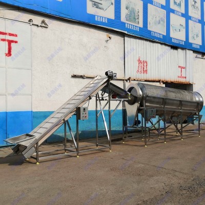 毛豆去雜清洗機 連續(xù)高壓滾筒清洗機 毛豆風(fēng)選清洗成套設(shè)備廠家