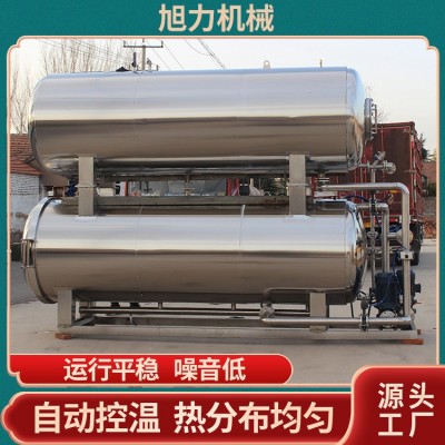 鹵煮食品不銹鋼殺菌設備 燒雞蒸汽鍋溫殺菌鍋 旭力全自動殺菌鍋