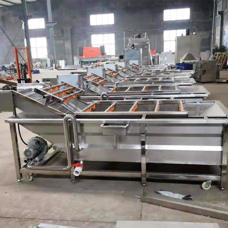 全自動凈菜清洗設備洗菜機商用果蔬氣泡清洗機 海鮮小龍蝦清洗機