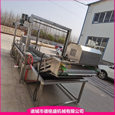 冬瓜絲清洗流水線 噴淋式土豆片漂燙清洗設備 紅薯片氣泡清洗機