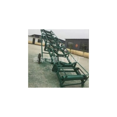 移動(dòng)式皮帶輸送機(jī)調(diào)速式 人字形橡膠10米皮帶輸送機(jī)布置靈活 質(zhì)保