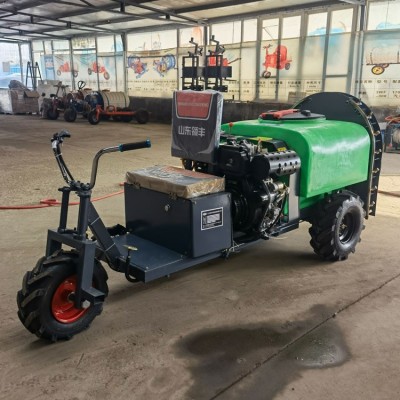 果園農用三輪乘坐式打藥機自行走柴油遠程噴霧機火龍果打藥噴霧器