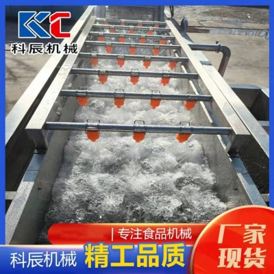 商用蔬菜氣泡清洗機 全自動蔬菜水果清洗機 葉菜類凈菜加 工流水線