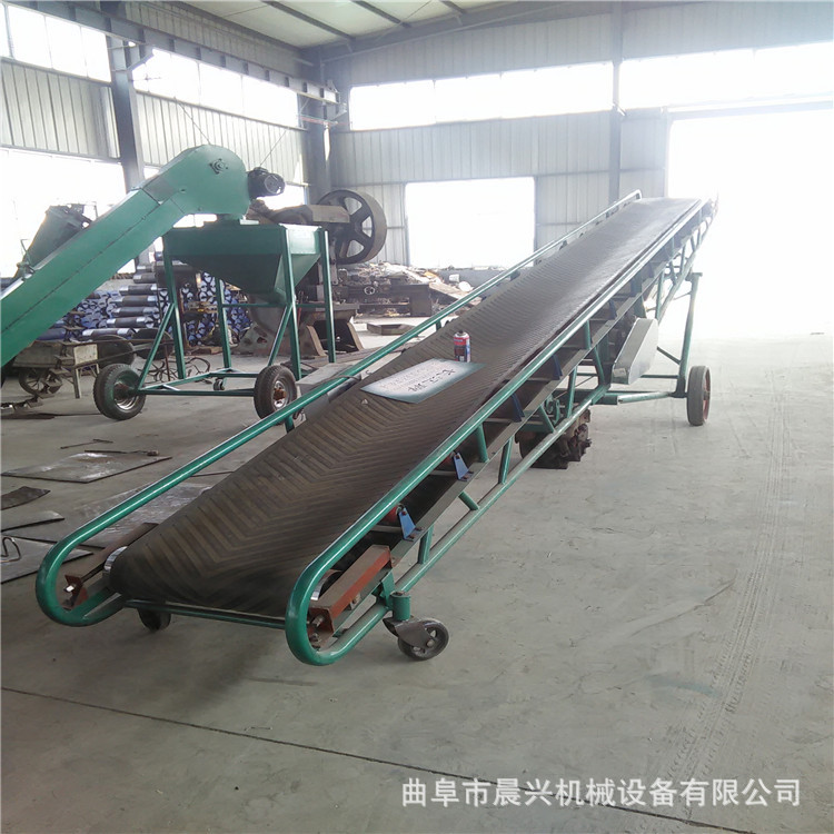 活動簡易折疊帶式輸送機 廠家直銷 移動輕便升降裝車碼垛輸送機