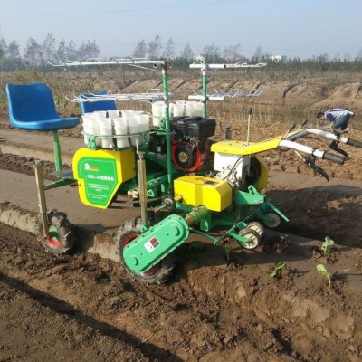 自走式蔬菜移栽機(jī) 辣椒洋蔥種植 簡(jiǎn)單好操作 一機(jī)多用 省時(shí)省力