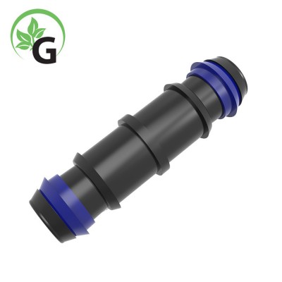 廠家供應 PE管直接 倒鉤毛管直接 滴灌管接頭帶加強環