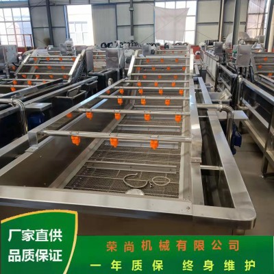 榮尚噴淋式果蔬清洗機 葉類蔬菜高壓氣泡清洗機 清洗設備