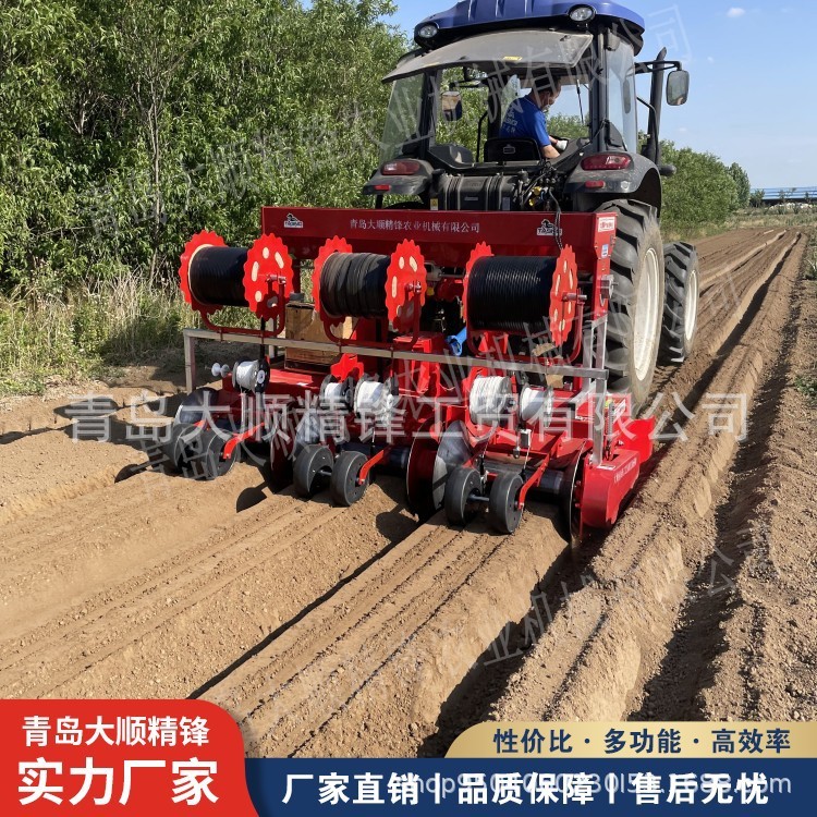三壟六行旋耕起壟滴灌播線一體機(jī)蘿卜白菜娃娃菜芥菜胡蘿卜藥材