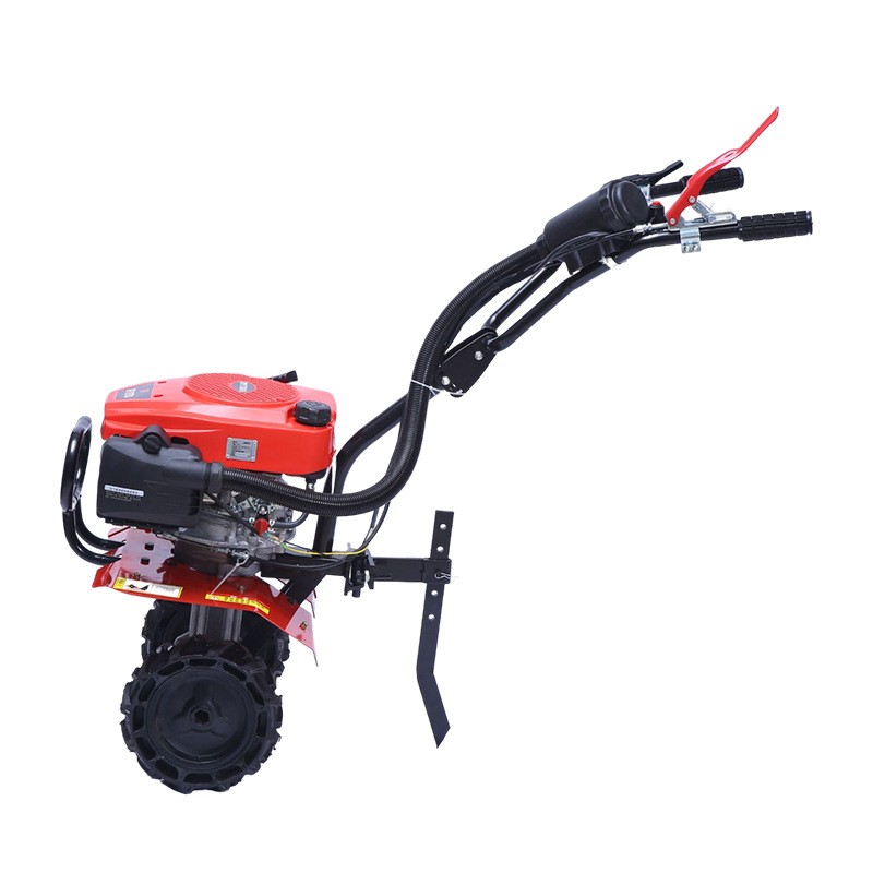 農(nóng)田起壟打地四驅(qū)微耕機(jī) 山地茶園松土追肥機(jī) 現(xiàn)貨小型微耕機(jī)