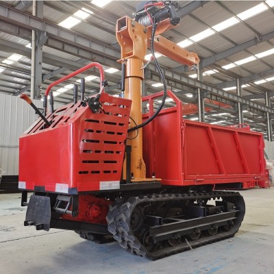 小型手扶履帶運輸車山地農用履帶運輸自卸車全地形爬山虎運輸車