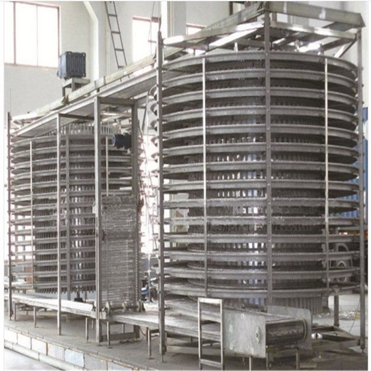 TZ-5面食雙螺旋速凍設備 雞爪單螺旋速凍機 騰澤