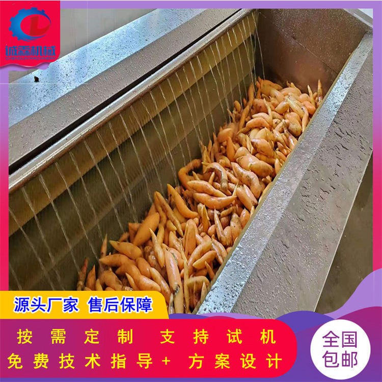 魔芋去皮清洗機(jī) 全自動(dòng)藥材清洗烘干加工生產(chǎn)線設(shè)備 茯苓清洗機(jī)器