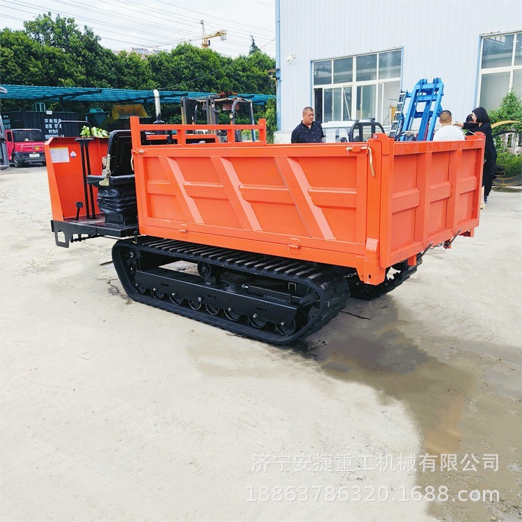 工程履帶山地爬山虎 一鍵啟動 設計合理 5噸光伏料履帶運輸車