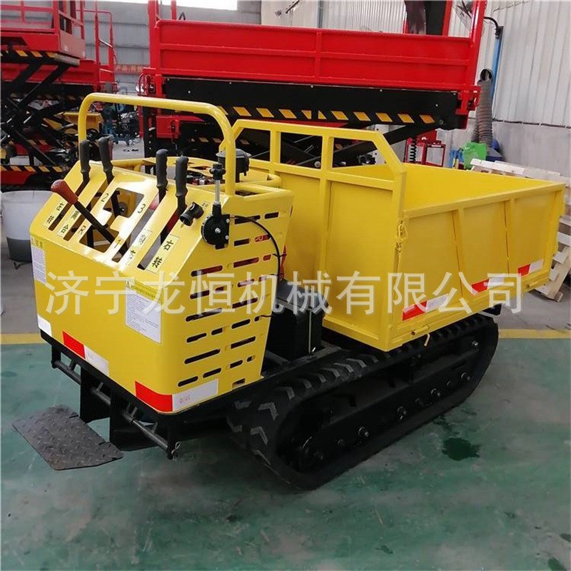 新款多噸位農(nóng)用柴油手扶履帶車山地果園爬山虎履帶運(yùn)輸車翻斗車