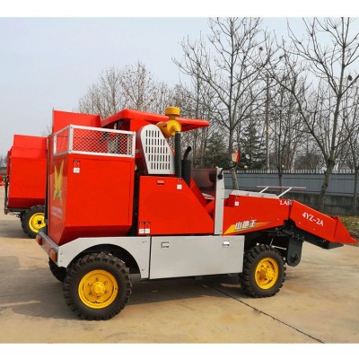 聯(lián)合玉米收割機(jī)農(nóng)業(yè)玉米柴油收獲機(jī)苞收割機(jī)聯(lián)合2行帶扒皮秸稈粉