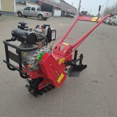 家用小型鏈軌微耕機 旋耕除草自走式耕地機 獨輪扣半趟地犁地機