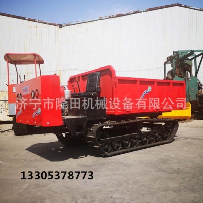全地形爬坡虎履帶運(yùn)輸車 農(nóng)用自卸履帶運(yùn)輸車 田地搬運(yùn)手扶履帶車