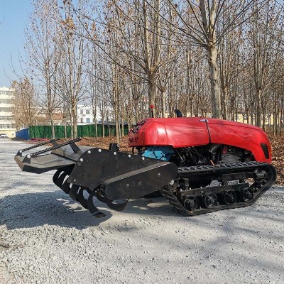 果園自走式履帶微耕機32馬力柴油松土機一機多用農用智能耕地機