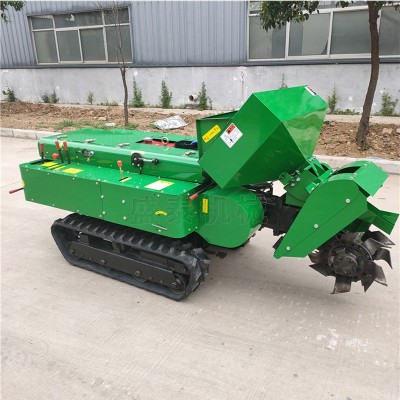 盛泰多功能柴油開溝機 座駕式開溝旋耕機 履帶式開溝施肥旋耕機